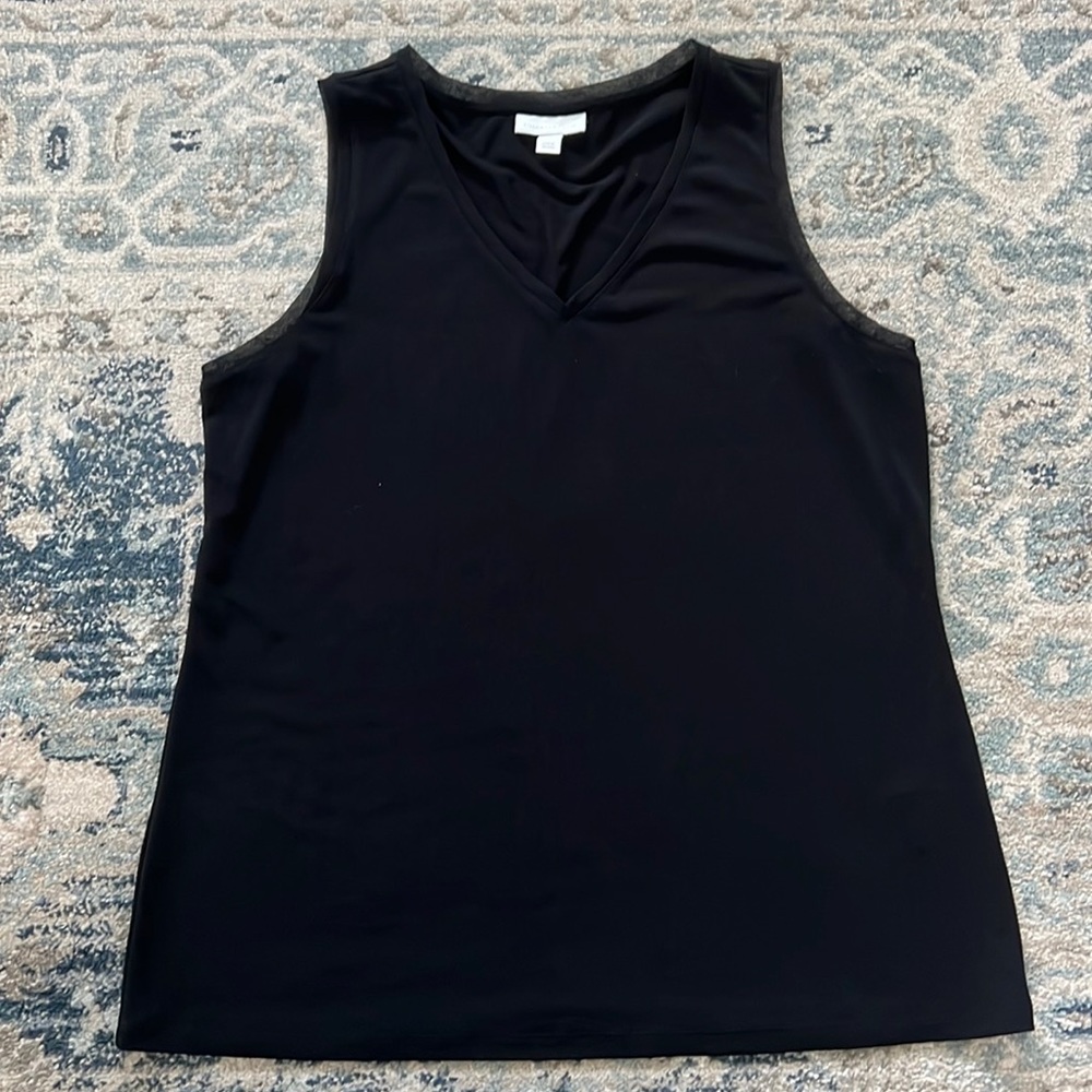 Charter Club Tank Top | Medium, Black